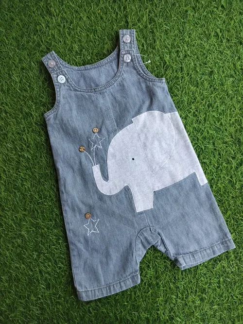 Cute Elephant Dungaree EBD006